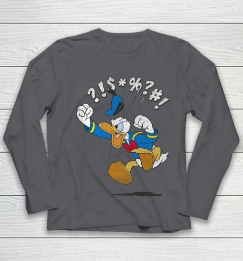 Disney Mickey And Friends Donald Angry Jump Youth Long Sleeve 6