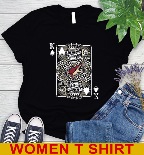 Arizona Coyotes NHL Hockey The King Of Spades Death Cards Shirt Women's T-Shirt