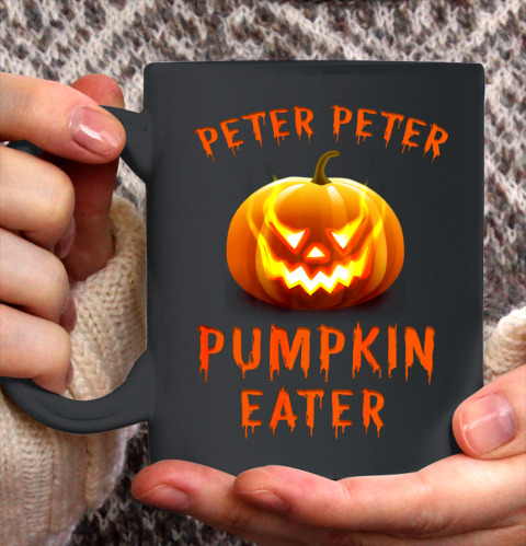 Peter Peter Pumpkin Eater Couples Halloween Costume Ceramic Mug 11oz