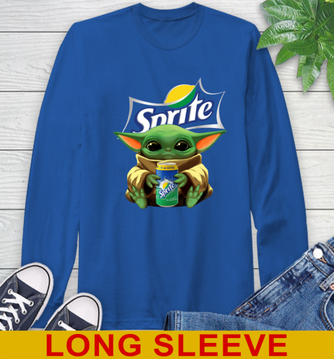 Star Wars Baby Yoda Hugs Sprite Soft Drink Shirt 66