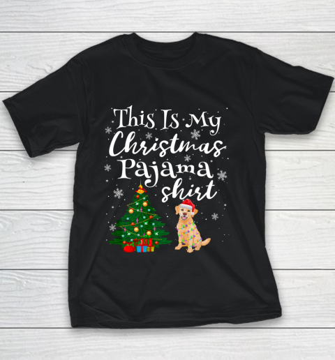 This is my Christmas Pajama Shirt Labrador Lover Dog Youth T-Shirt