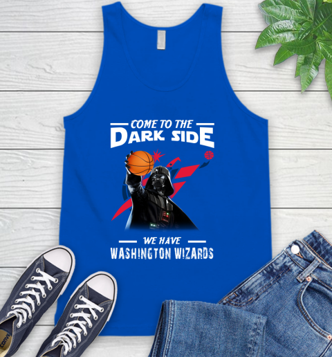 NBA Come To The Dark Side We Have Washington Wizards Star Wars Darth Vader Basketball Tank Top 4
