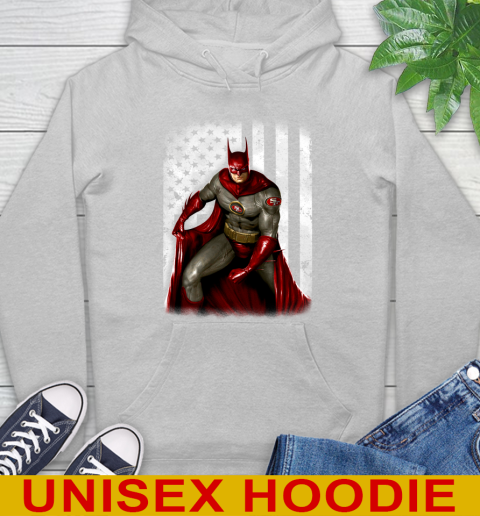 San Francisco 49ers NFL Football Batman DC American Flag Shirt Hoodie 6