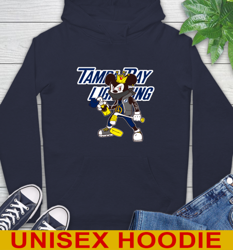 Tampa Bay Lightning NHL Hockey Mickey Peace Sign Sports Hoodie 4
