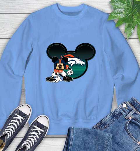 NFL Denver Broncos Mickey Mouse Disney Football T Shirt Sweatshirt 11