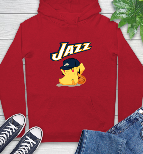 NBA Pikachu Basketball Sports Utah Jazz Hoodie 10