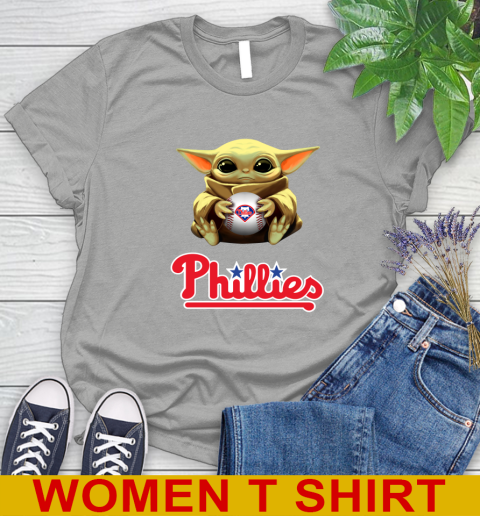 MLB Baseball Philadelphia Phillies Star Wars Baby Yoda Shirt 99