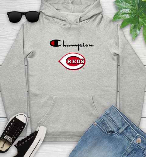 MLB Baseball Cincinnati Reds Champion Shirt Youth Hoodie