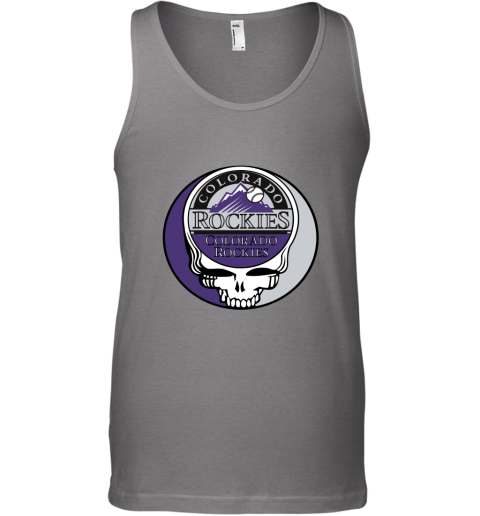 Colorado Rockies The Grateful Dead Baseball MLB Mashup Tank Top
