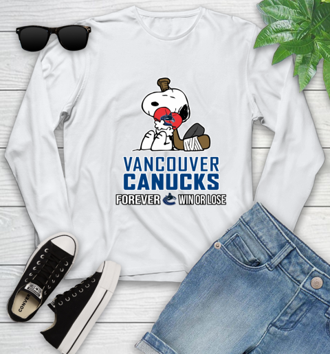 NHL The Peanuts Movie Snoopy Forever Win Or Lose Hockey Vancouver Canucks 125