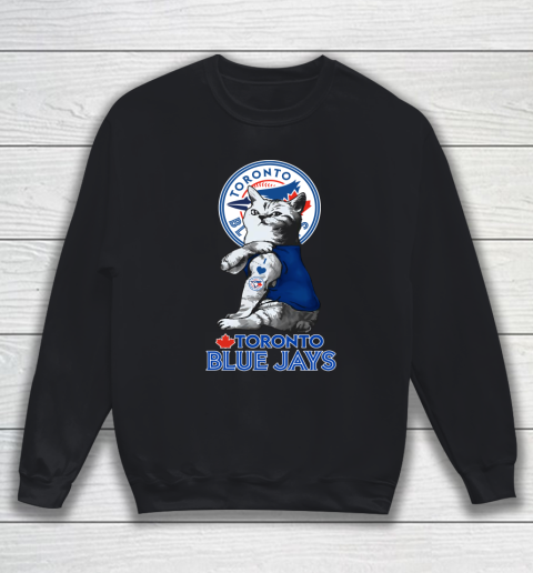 MLB Baseball My Cat Loves Toronto Blue Jays Sweatshirt