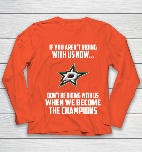 NHL Dallas Stars Hockey We Become The Champions Youth Long Sleeve 3