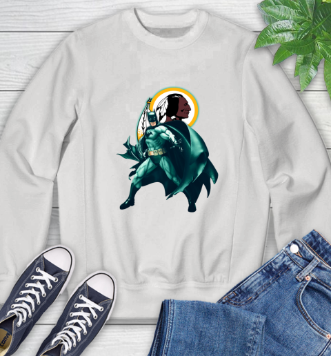 NFL Batman Football Sports Washington Redskins Sweatshirt