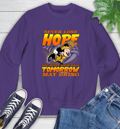 Nashville Predators NHL Hockey ootball Mickey Disney Never Lose Hope Sweatshirt 4