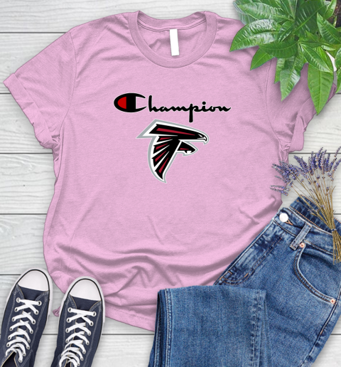 NFL Football Atlanta Falcons Champion Shirt Women's T-Shirt 8