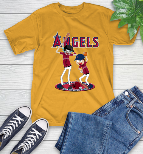 MLB Los Angeles Angels Rick And Morty Baseball 3