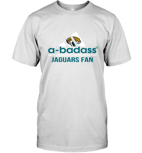 NFL A Badass Jacksonville Jaguars Fan Adidas Football Sports T-Shirt