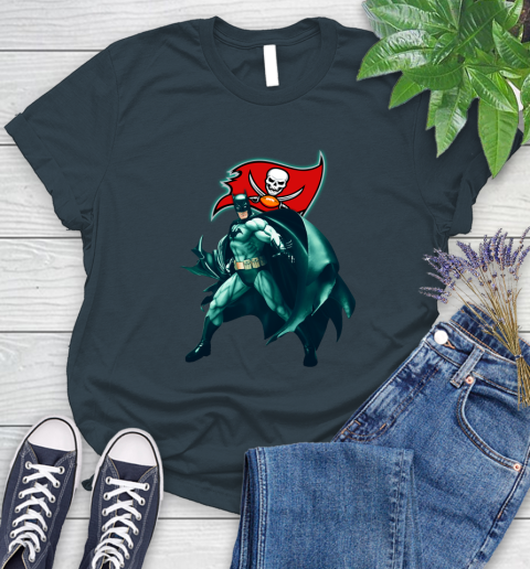 NFL Batman Football Sports Tampa Bay Buccaneers Women's T-Shirt 8
