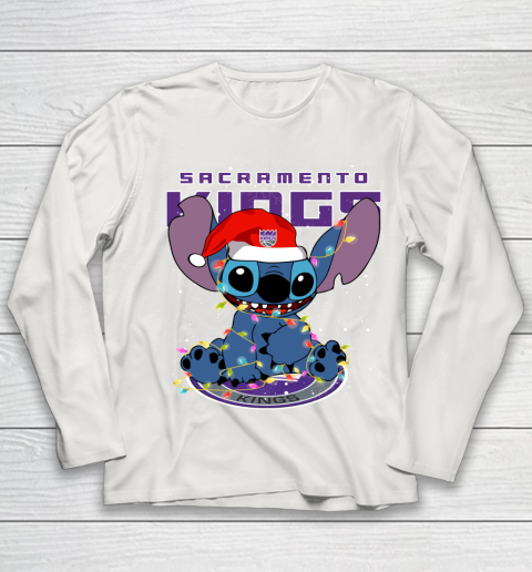 Sacramento Kings NBA noel stitch Basketball Christmas Youth Long Sleeve 8