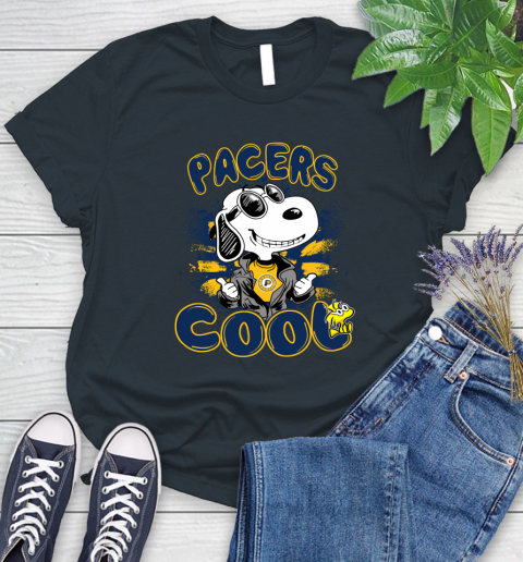 NBA Basketball Indiana Pacers Cool Snoopy Shirt Women's T-Shirt 6