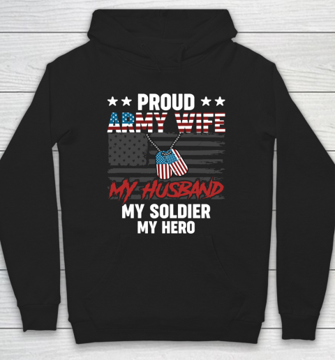 Veteran Shirt Proud Army Wife Hoodie
