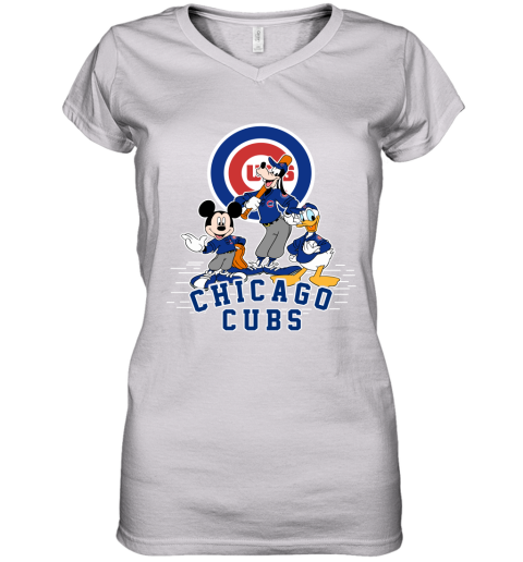 Chicago Cubs Mickey Mouse x Chicago Cubs Baseball Jersey White
