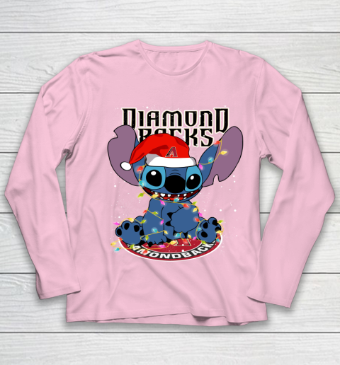 Arizona Diamondbacks MLB noel stitch Baseball Christmas Youth Long Sleeve 6