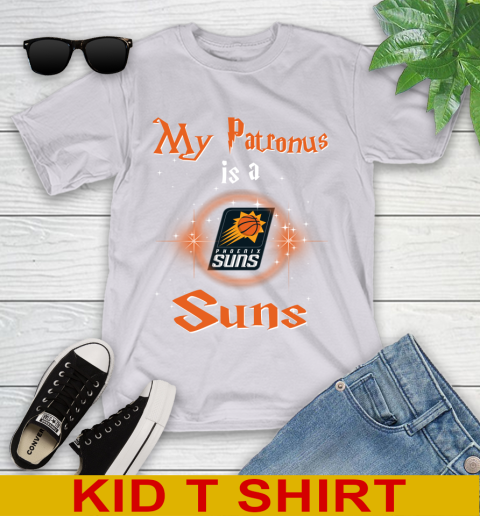 NBA Basketball Harry Potter My Patronus Is A Phoenix Suns Youth T-Shirt 4