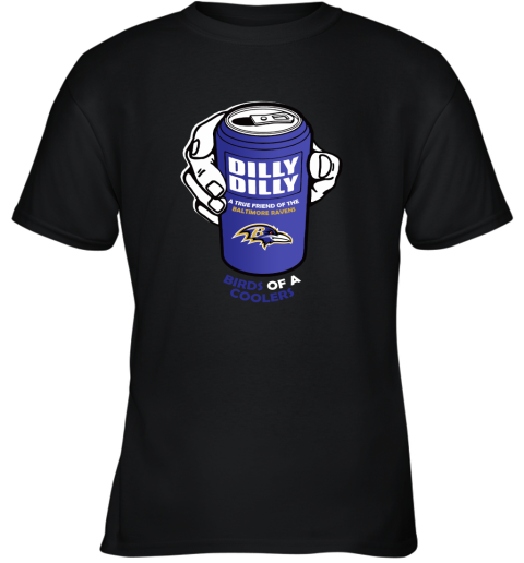 Bud Light Dilly Dilly! Baltimore Ravens Birds Of A Cooler Youth T-Shirt