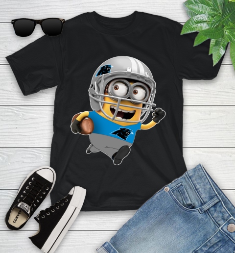 NFL Carolina Panthers Minions Disney Football Sports Youth T-Shirt 2