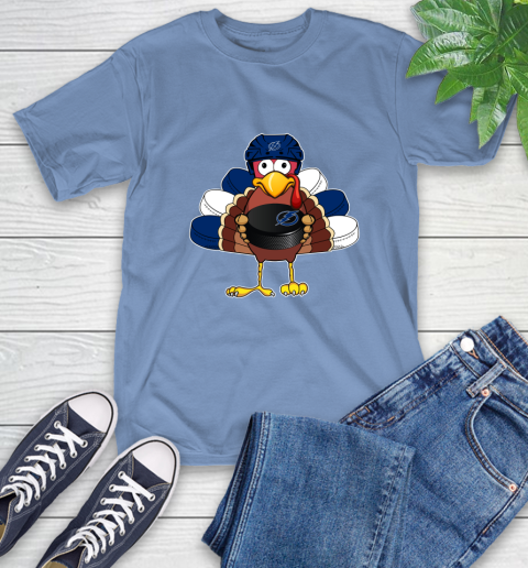 Tampa Bay Lightning Turkey Thanksgiving Day T-Shirt 11