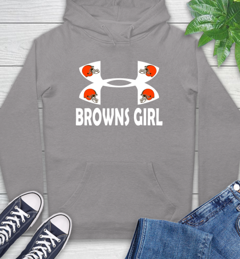 NFL Cleveland Browns Girl Under Armour Football Sports Hoodie 6