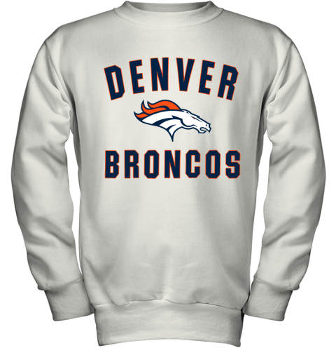 Denver Broncos NFL Line Gray Victory Youth Sweatshirt
