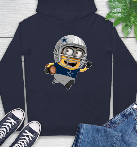 NFL Dallas Cowboys Minions Disney Football Sports Hoodie 4