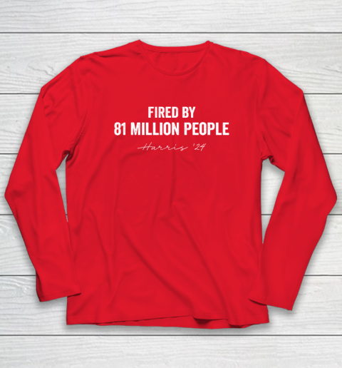 FIRED BY 81 MILLION PEOPLE Kamala Harris Walz 2024 Long Sleeve T-Shirt 6