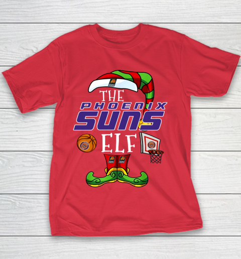 Phoenix Suns Christmas ELF Funny NBA Youth T-Shirt 8 Phoenix Suns Christmas ELF Funny NBA Youth T-Shirt - Image 8