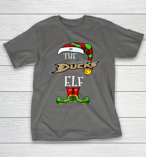 Anaheim Ducks Christmas ELF Funny NHL T-Shirt 8