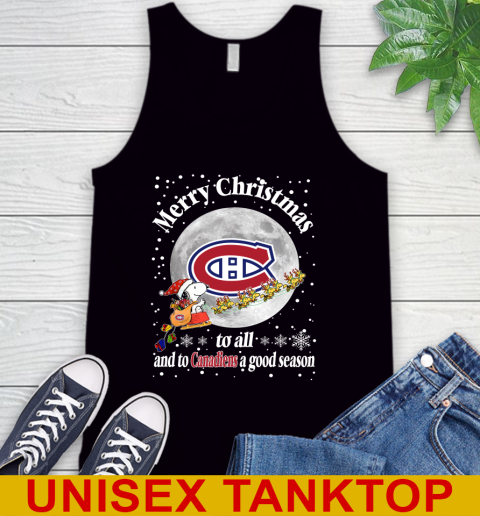Montreal Canadiens Merry Christmas To All And To Canadiens A Good Season NHL Hockey Sports Tank Top