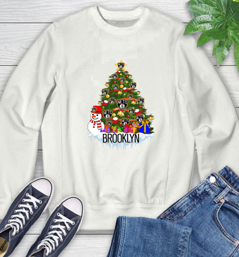 Brooklyn Nets Merry Christmas NBA Basketball Sports Sweatshirt