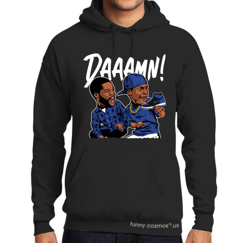 Air Jordan 1 Royal Matching Sneaker Shirt Damn Meme Black And Royal Blue Sneaker Royal Tshirt