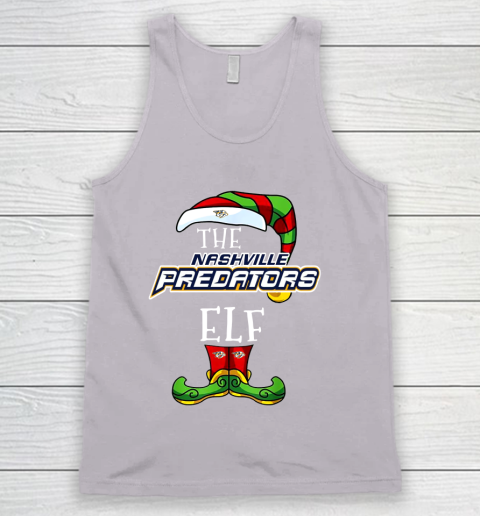 Nashville Predators Christmas ELF Funny NHL Tank Top 3