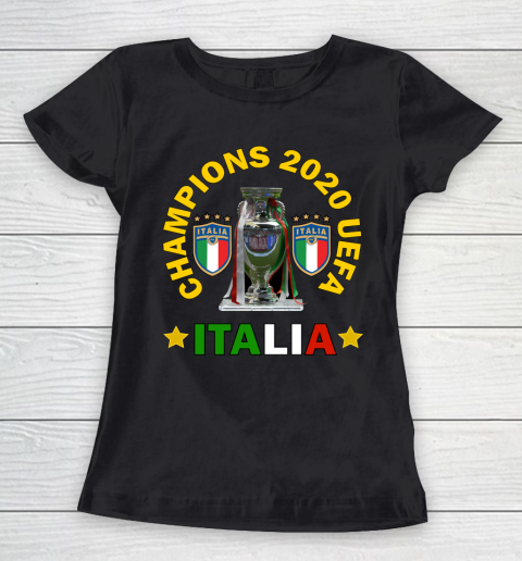 Italy Champions Euro 2020 ITALIA BAGE CHAMPIONS CUP ITALIA UEFA 2020 Women's T-Shirt