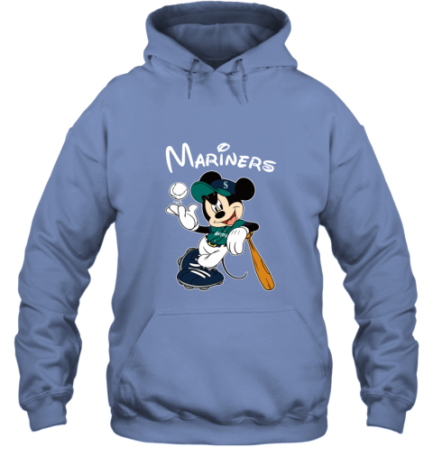 Baseball Mickey Team Seattle Mariners Youth T-Shirt 