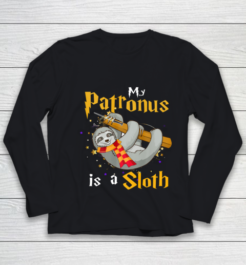 My Patronus Is a Sloth Halloween and Christmas Gift Youth Long Sleeve