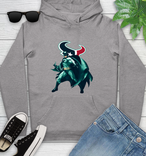 NFL Batman Football Sports Houston Texans Youth Hoodie 6