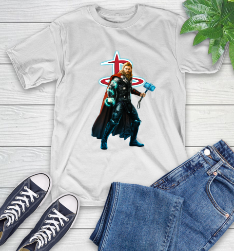 NBA Thor Avengers Endgame Basketball Houston Rockets T-Shirt