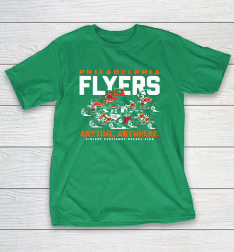 Flyers anytime shop anywhere t shirt