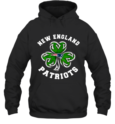 NFL New England Patriots Three Leaf Clover St Patrick's Day Football Sports T995UxBwmQ9 hoodie 23 95 151514 front black