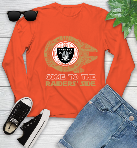 NFL Come To The Oakland Raiders Wars Football Sports Youth Long Sleeve 3