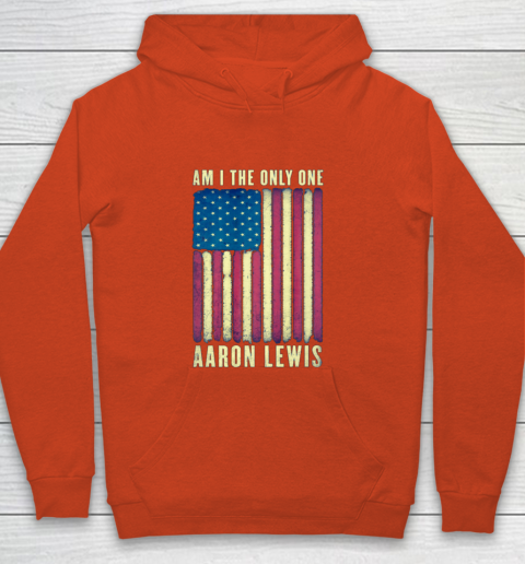 Aaron Lewis Am I The Only One America Flag Youth Hoodie 3